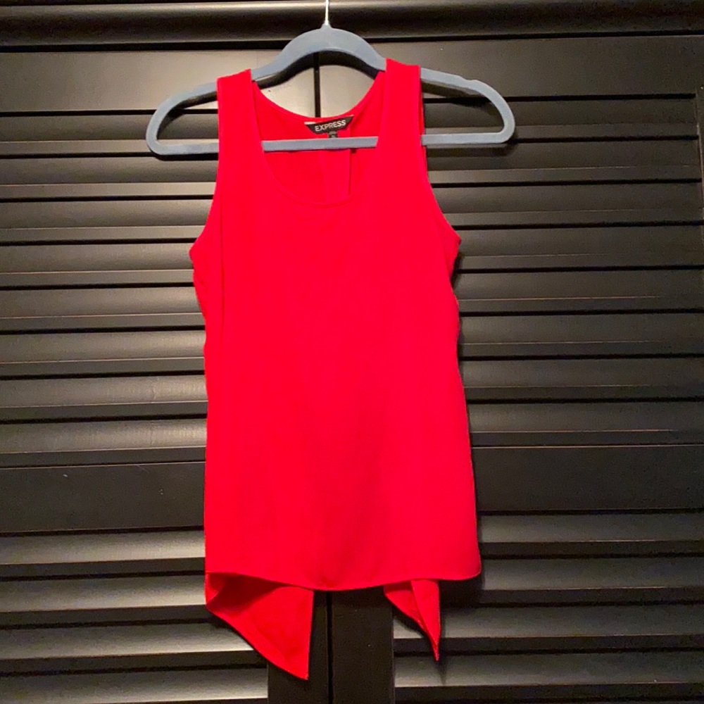 Asymmetrical Backless Tank